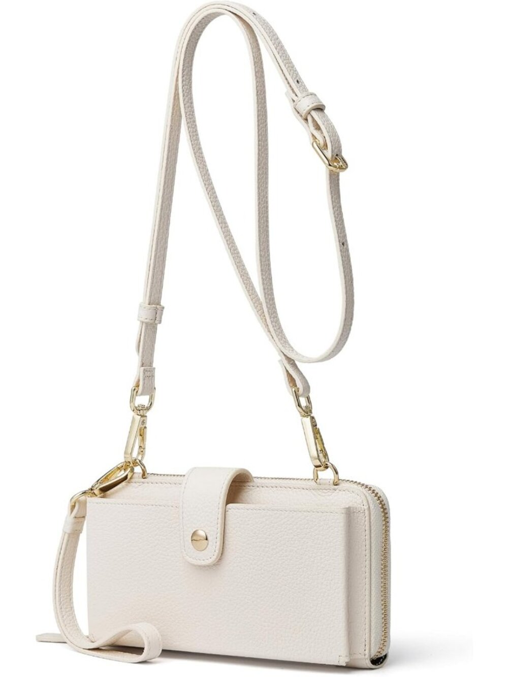 Stylish Small Leather Crossbody Wallet & Phone Purse for Women - Versatile